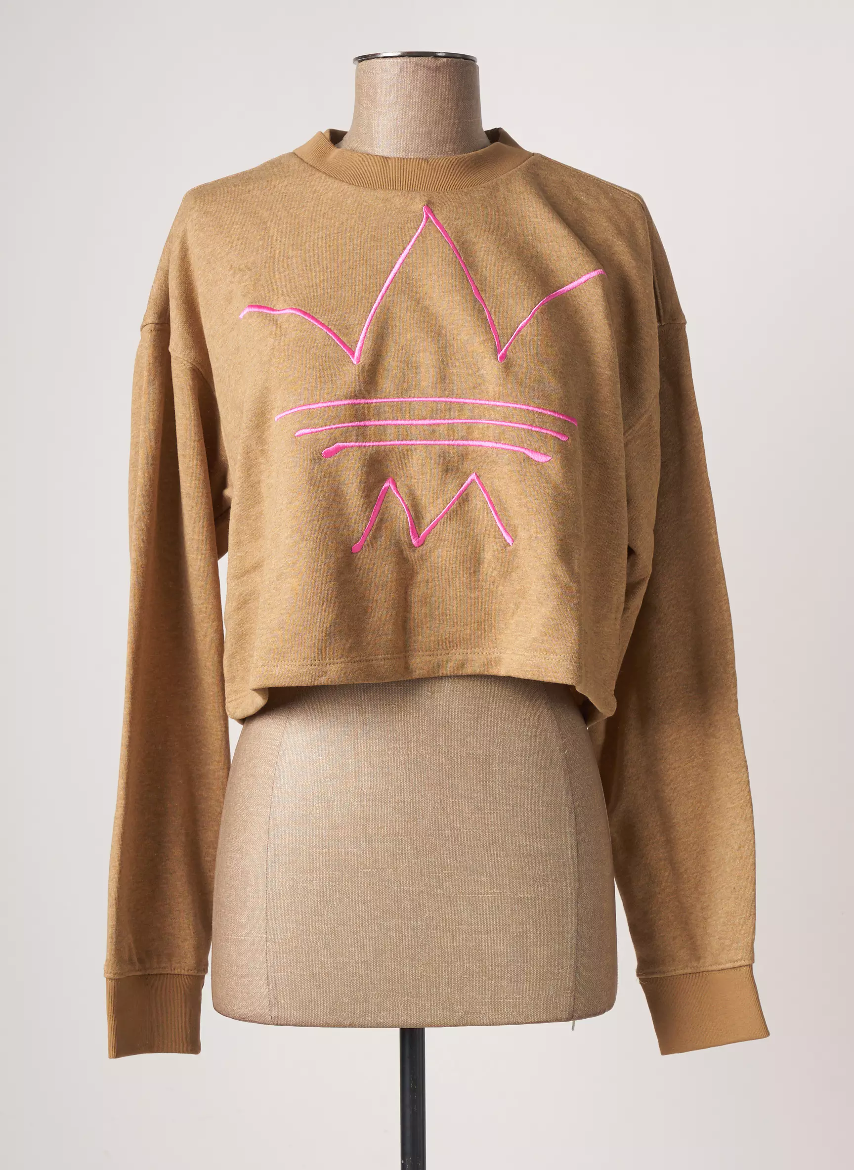 Adidas Sweats Femme couleur beige