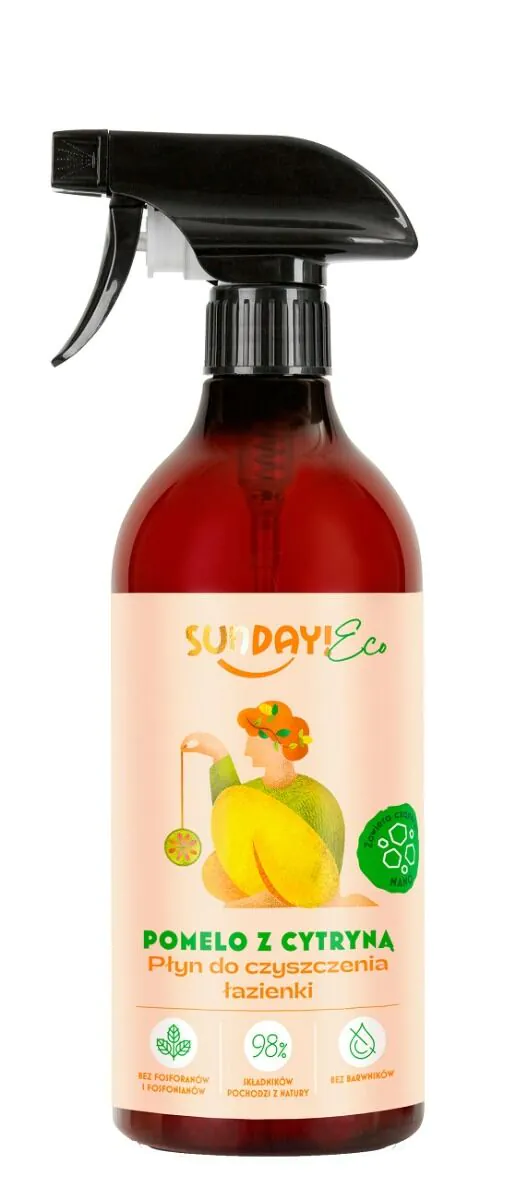 Ekologiškas vonios valiklis „Sunday Pomelo“ su citrina
