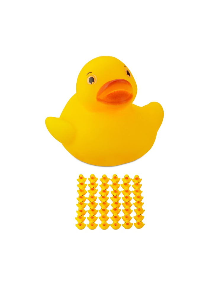 relaxdays 48x Badeente in Gelb günstig kaufen onesize