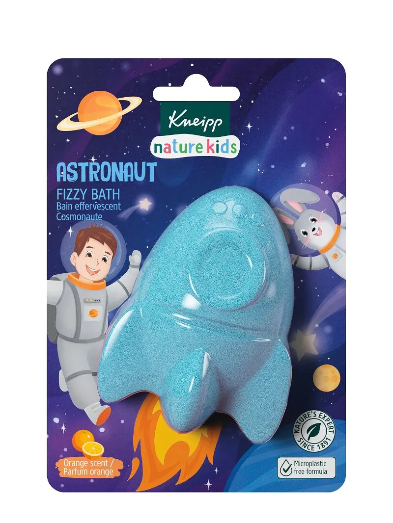 Kneipp Nature Kids Astronaut Fizzy Figure za Kupanje, Narandžasta