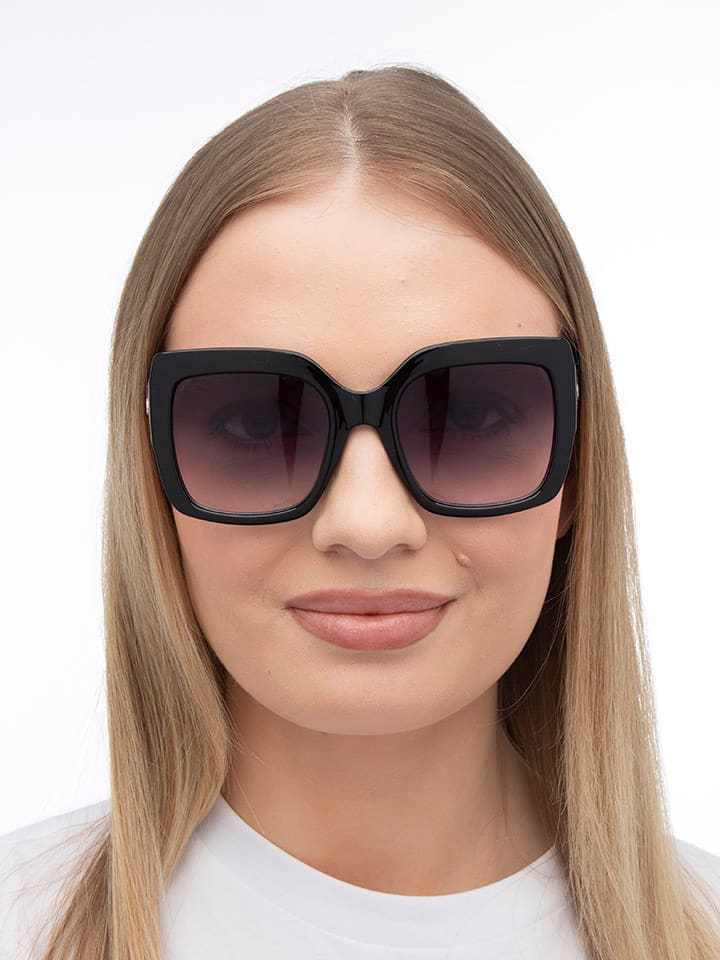 Oscar de la Renta Damen-Sonnenbrille in Schwarz/ Lila günstig kaufen 53