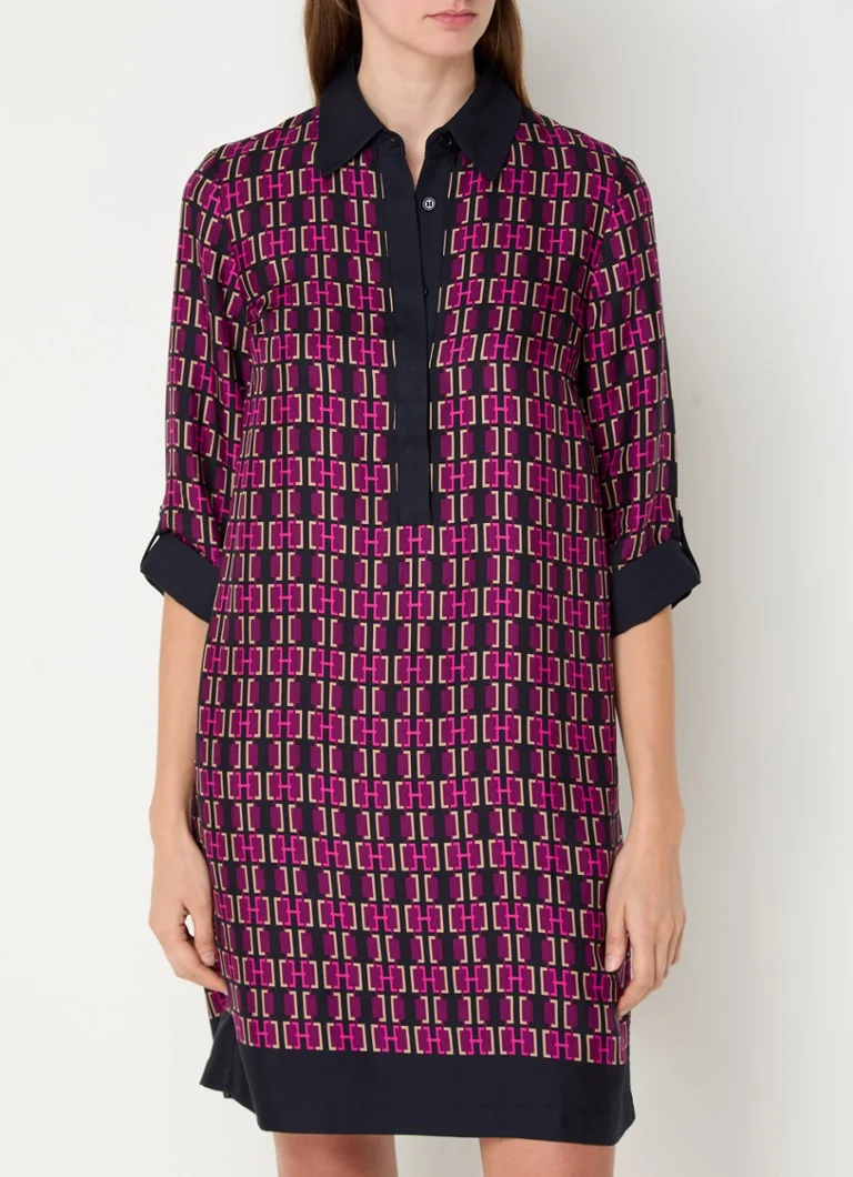 Vestido túnica corto estampado Hobbs Aubrey