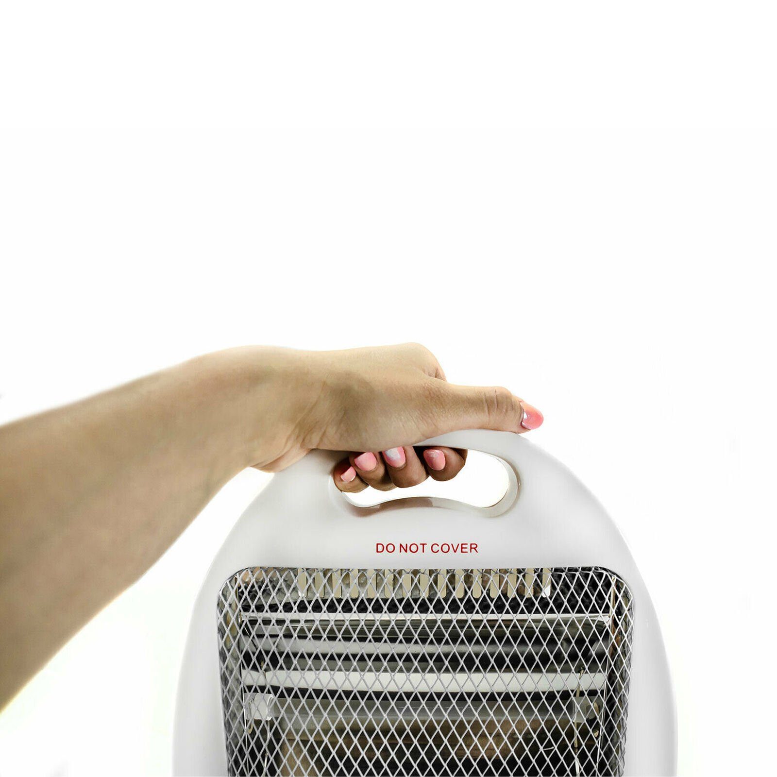 Mesko Heizgerät Quarz Infrarot Heizung 2 Temperaturstufen,Sicherheitssystem, 800 W, Automatische Abschaltung & Einstellbarer Thermostat
