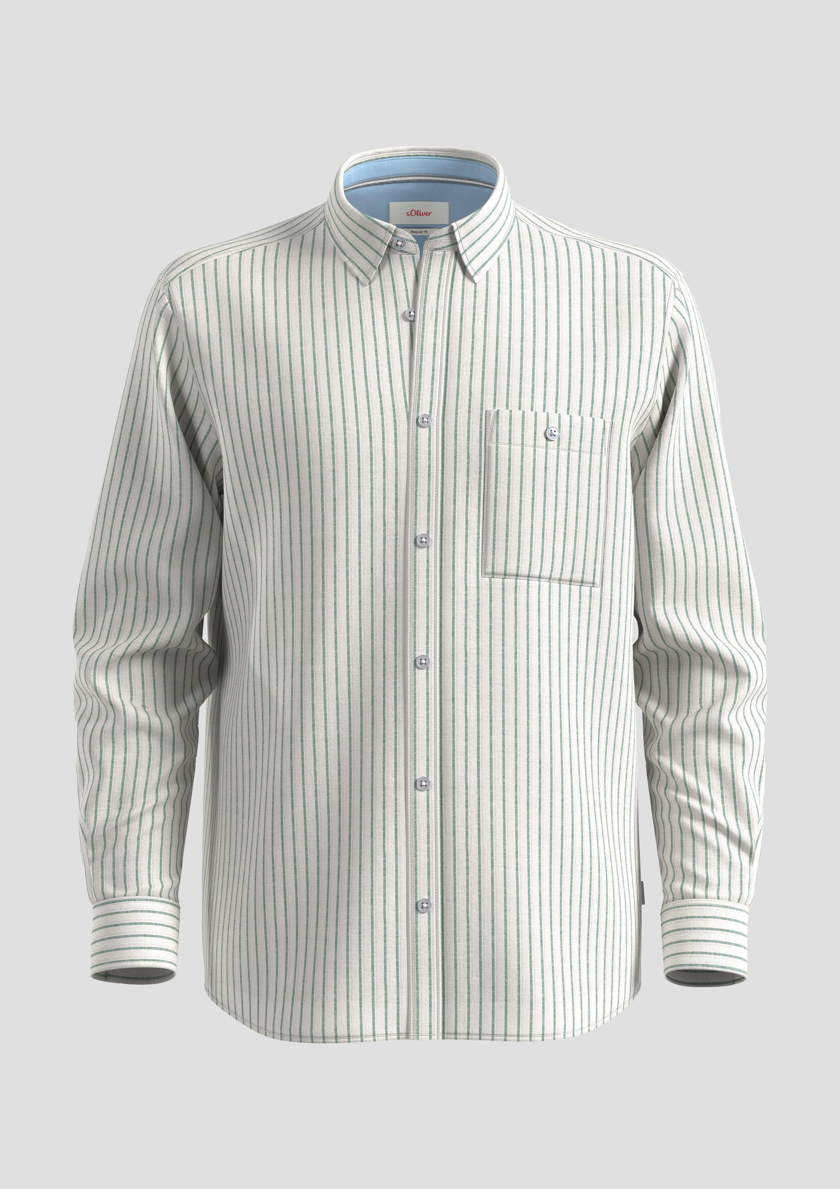 Langarmhemd mit Under-Button-down-Kragen  2140644-01G1