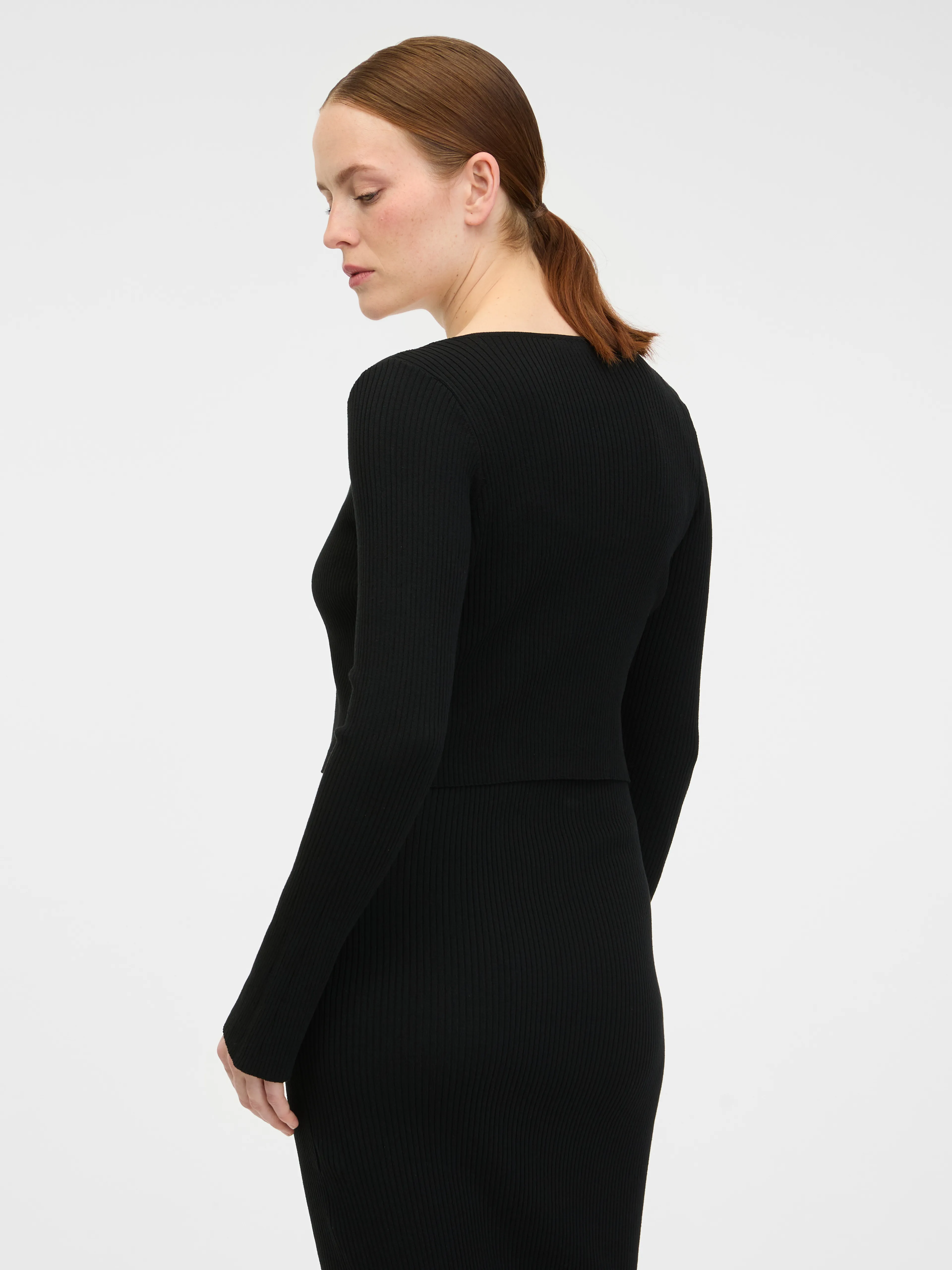 Schwarze Damen Strickjacke ORSAY