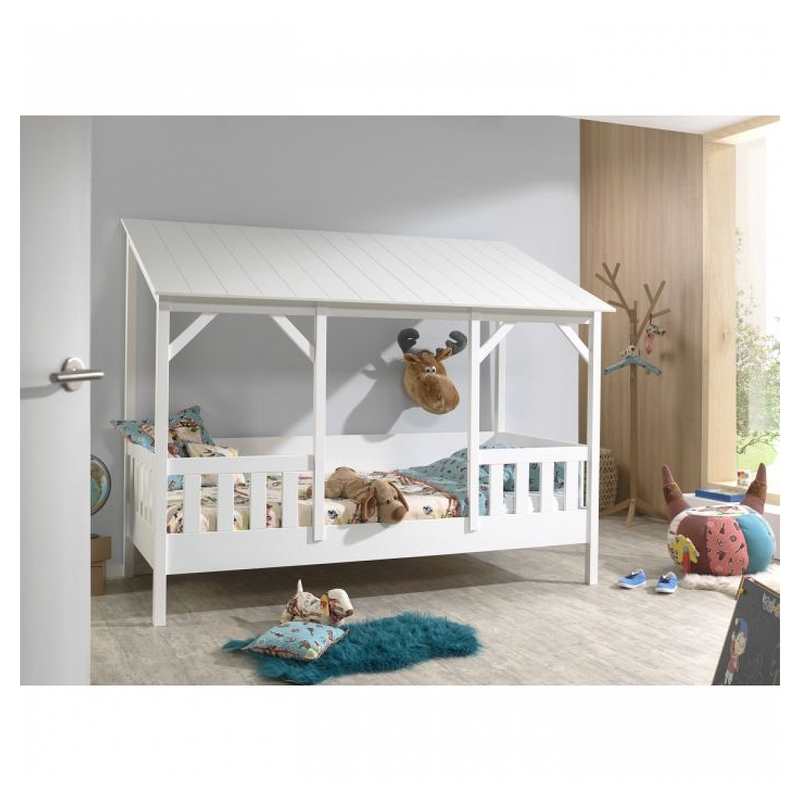 Lit cabane 90x200cm Malia