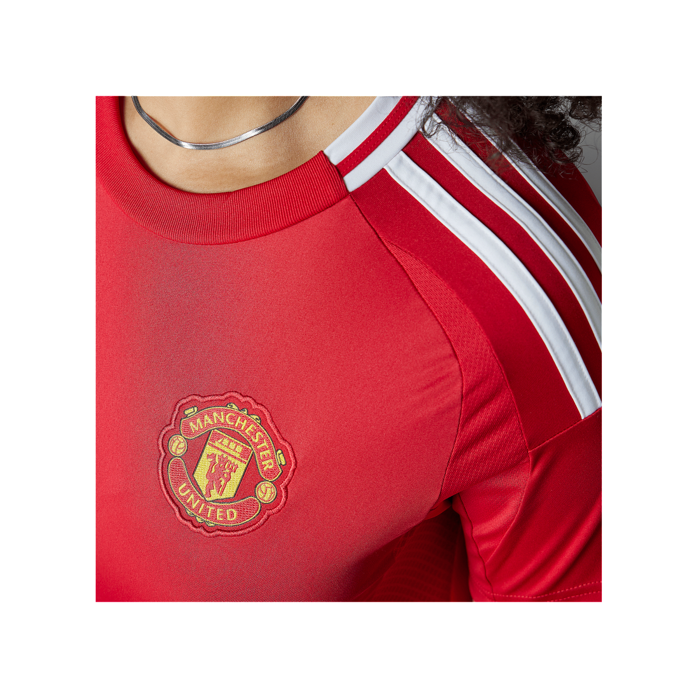 adidas Manchester United Trikot Home 2024/2025 Damen Rot