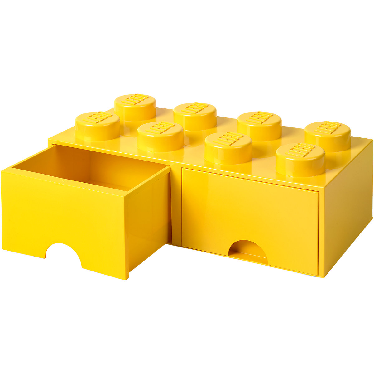 LEGO® Aufbewahrungsbox Storage Brick 8er gelb mit Schublade, 50 x 25 x 18 cm