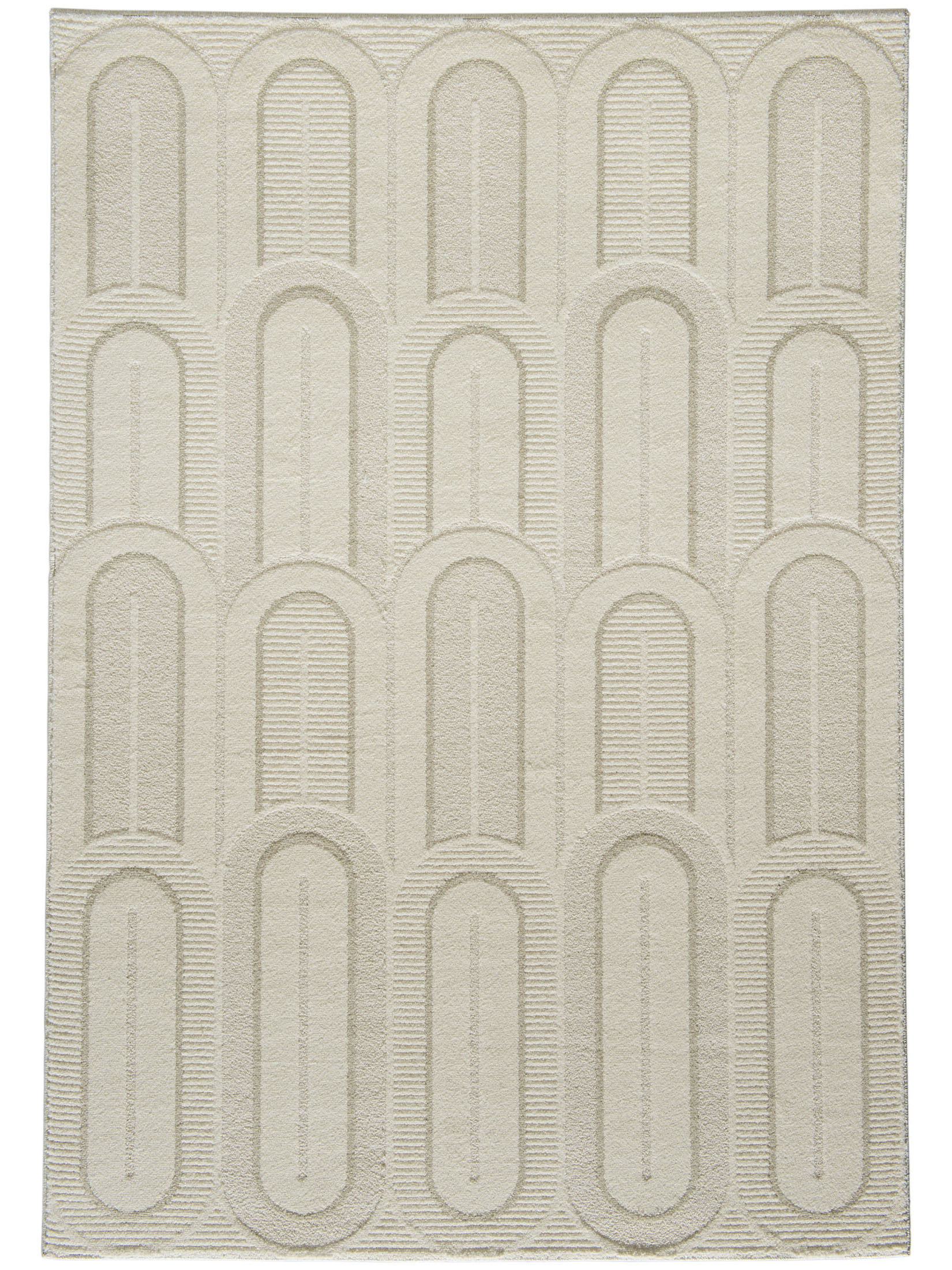 Arc Moderner Teppich, Offwhite