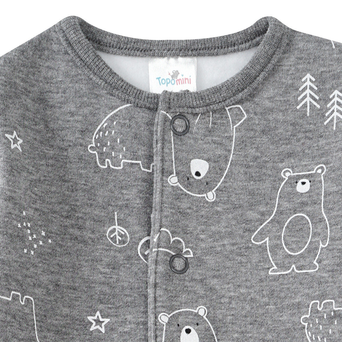 Newborn Overall mit Bären-Allover