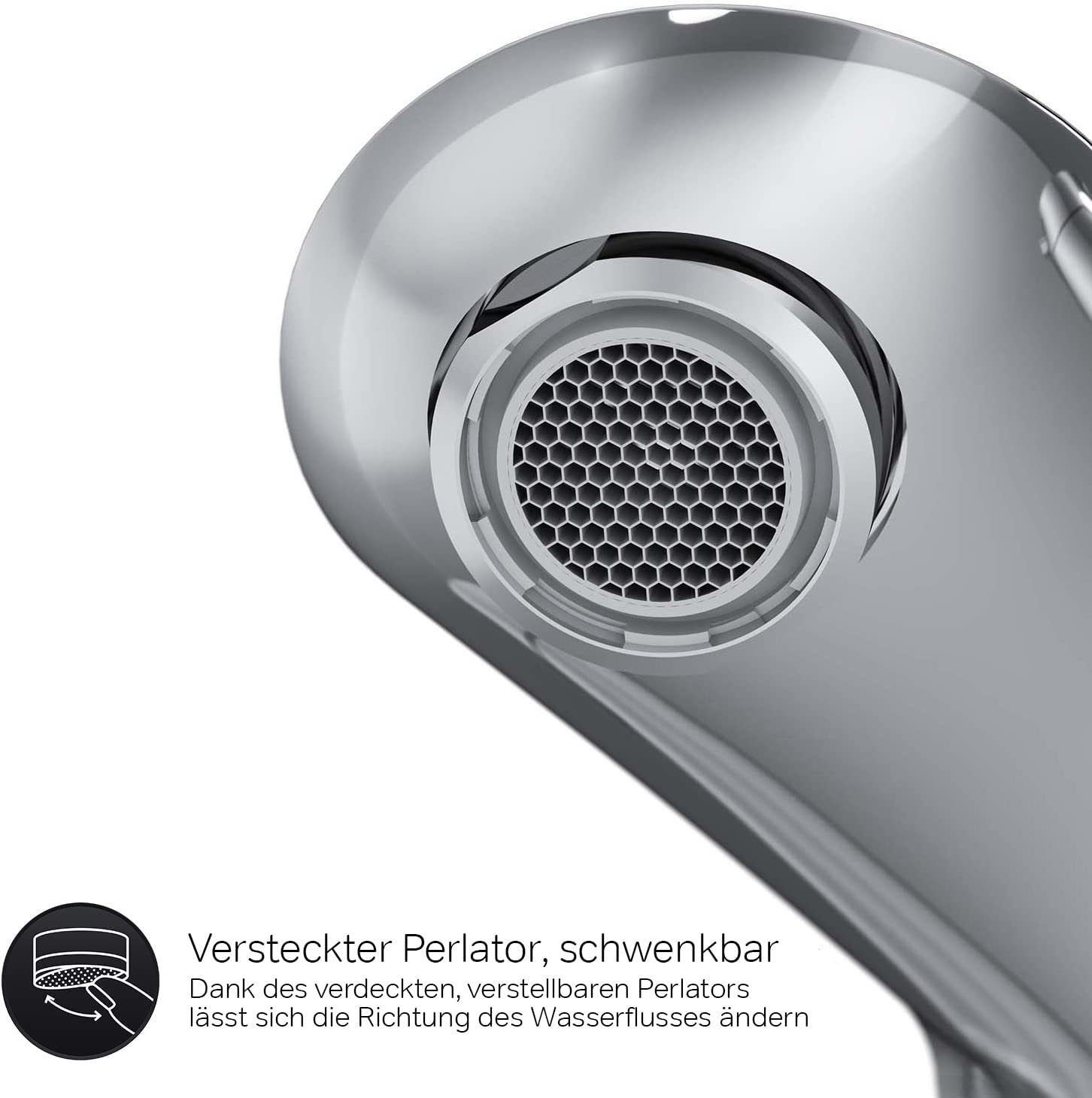 AM.PM Wannenarmatur Badewannenarmatur Duscharmaturen Like mit Thermostat (mit Auslauf/ohne Auslauf) mit Antikalk-System, Mischbatterie Badewanne, Wasserhahn Bad