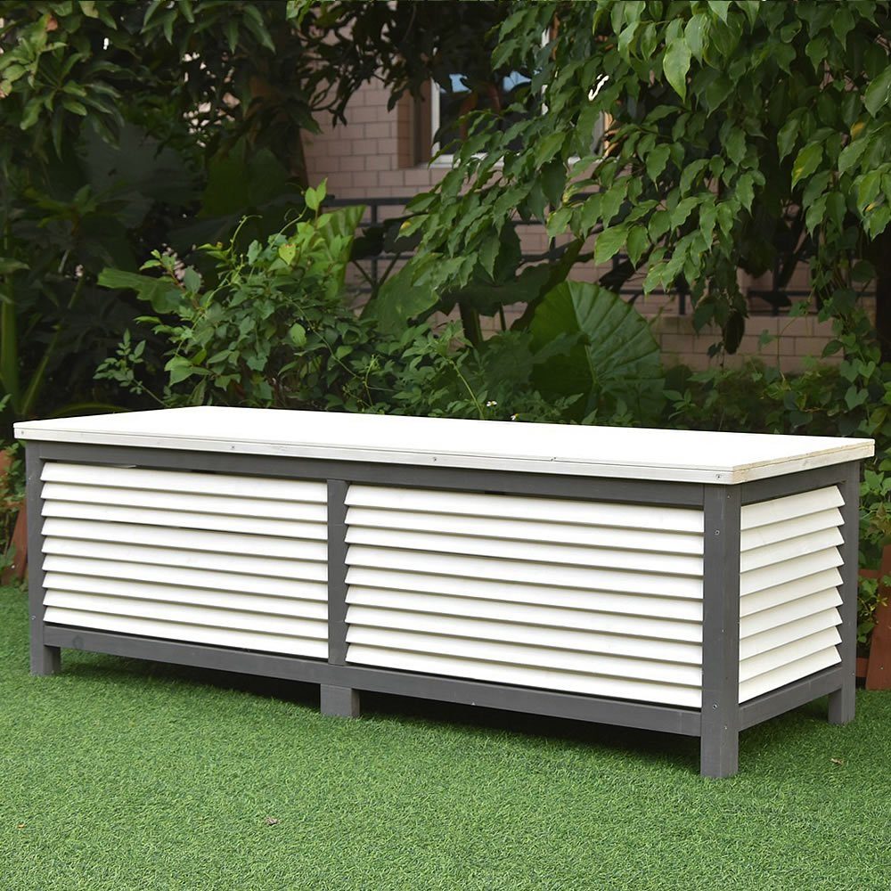 Mucola Auflagenbox Kissenbox Gartentruhe Gartenbox Auflagentruhe, mit Deckel