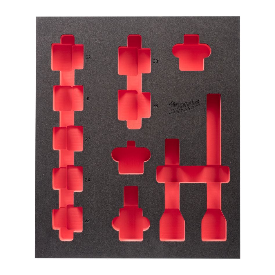 Milwaukee Accessories 4932493395 Blank Foam for SHOCKWAVE 3/4