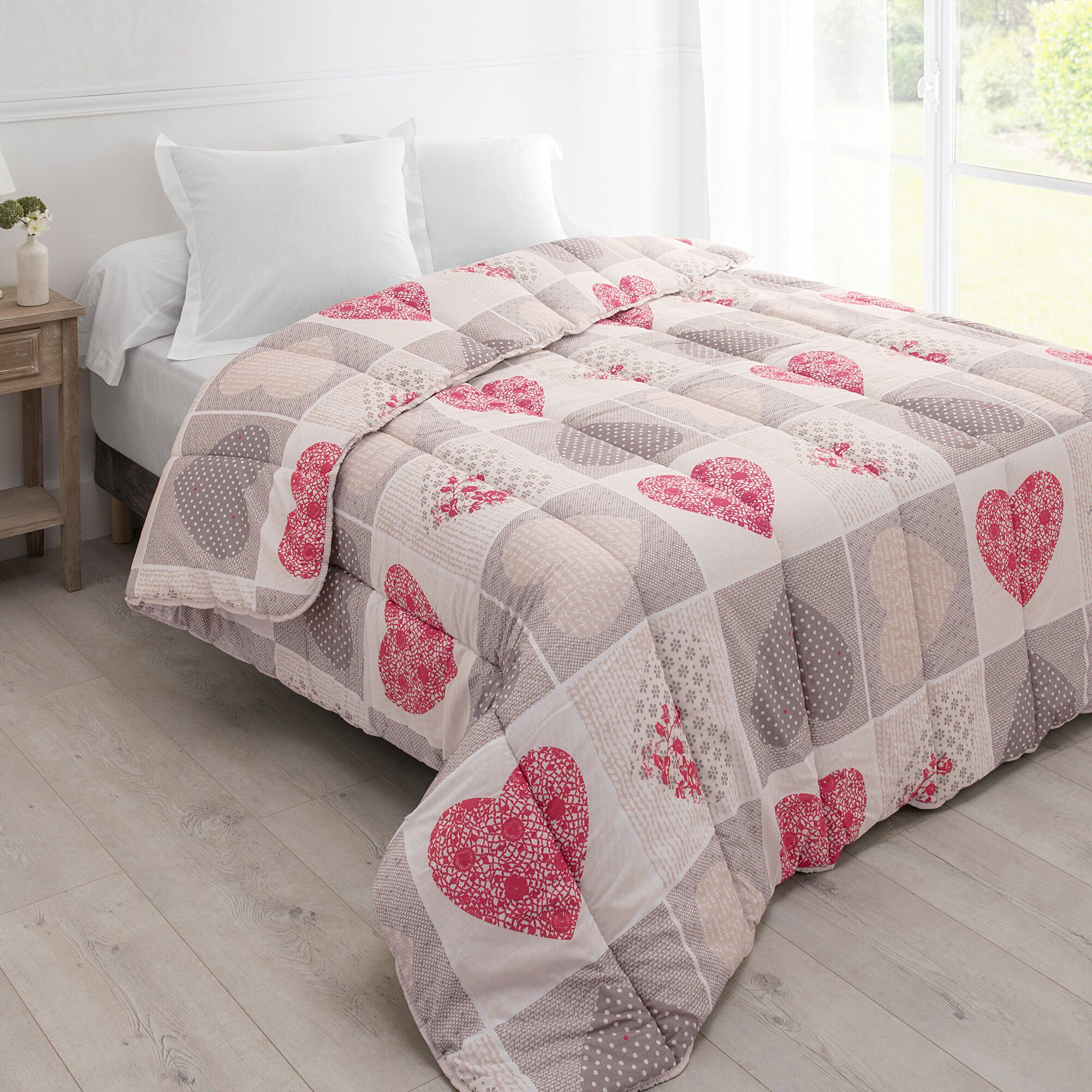 Couette coton imprimé Lovely 400g/m2