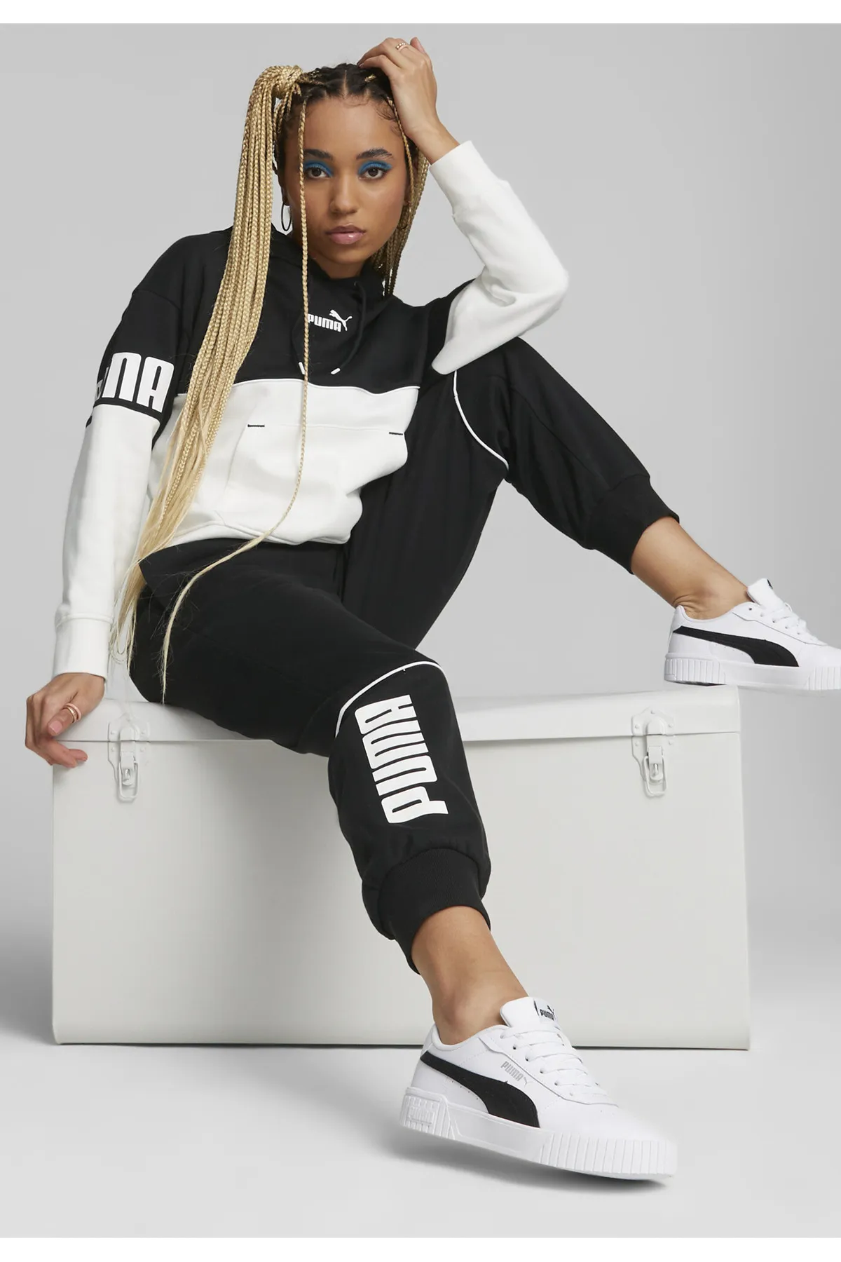 Puma  Sneaker - Weiß - Plateau Absatz