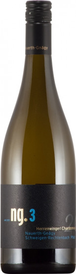 2022 Herrenwingert Chardonnay ng.3 trocken Bio - Weingut Nauerth-Gnägy