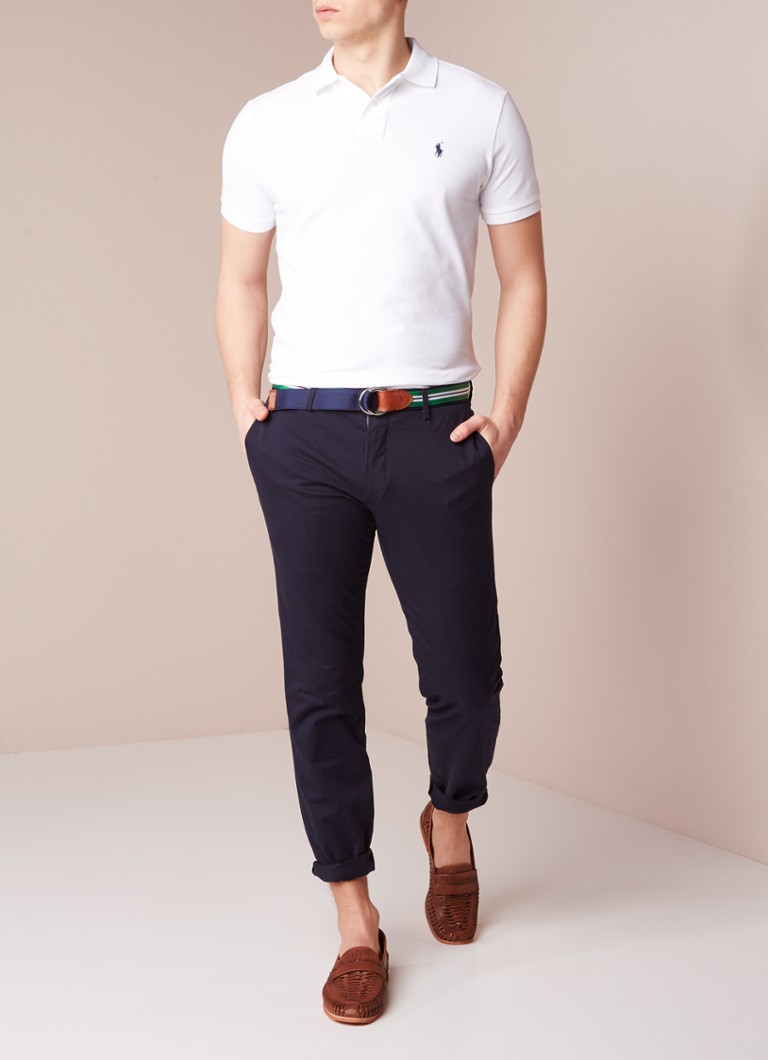 Pantaloni chino slim fit de la Ralph Lauren cu textură elastică