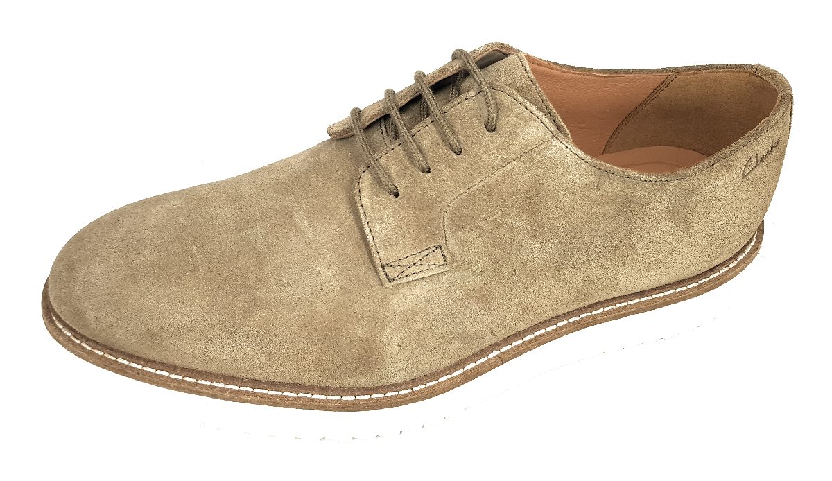 Clarks Ernest Walk 261497107 Beige Dark Sand