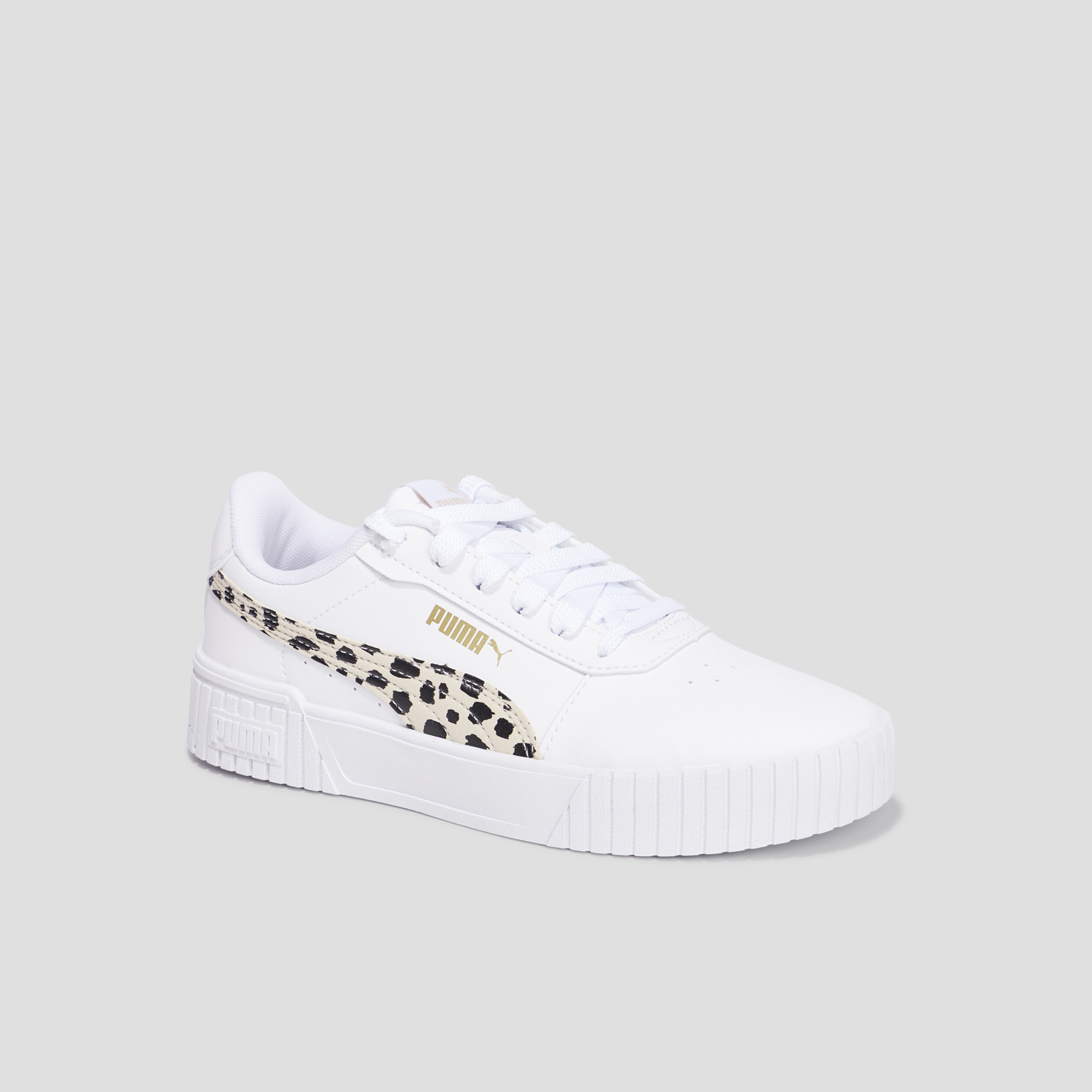 Tennis basses à lacets Puma Carina 2.0 blanc fille | La Halle
