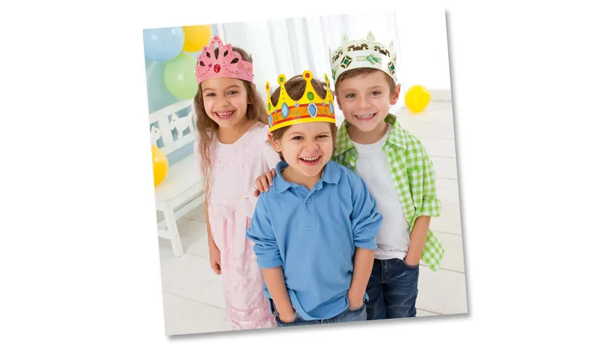 folia Kinderkronen weiß