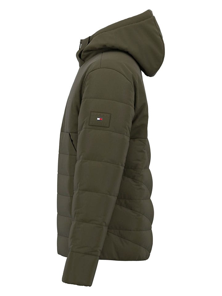 Tommy Hilfiger Steppjacke in Khaki günstig kaufen
