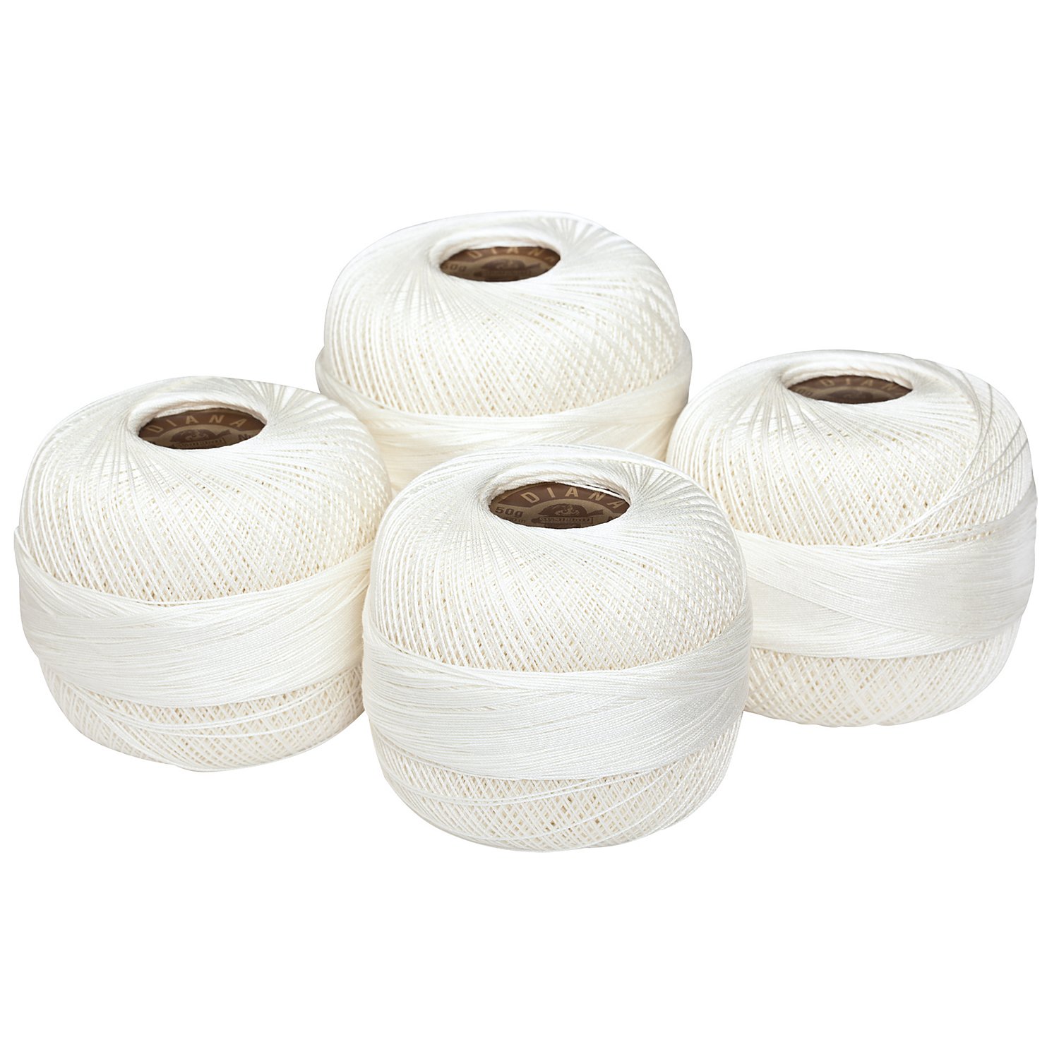 Woll Butt Baumwollgarn Diana ecru 200 g Sparpaket