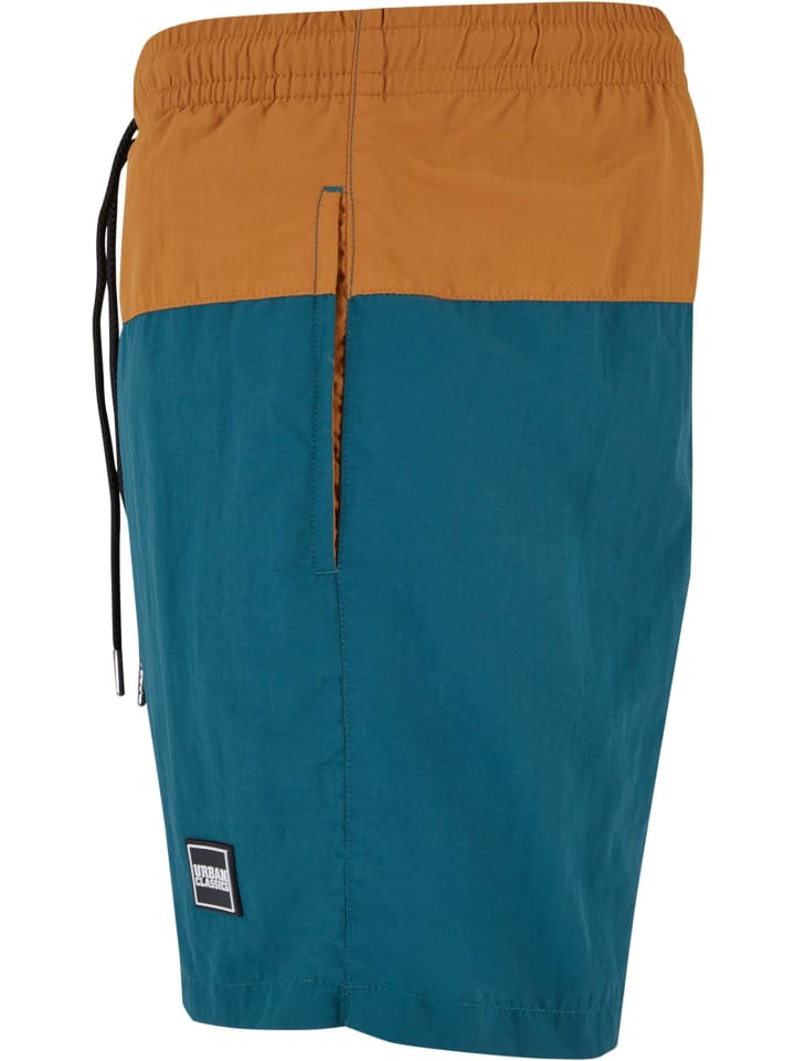 Urban Classics Urban Classics Badeshorts in teal/toffee günstig kaufen
