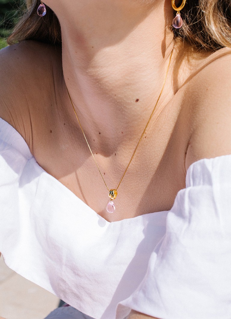 ANNELE Sugar Drop necklace gilt