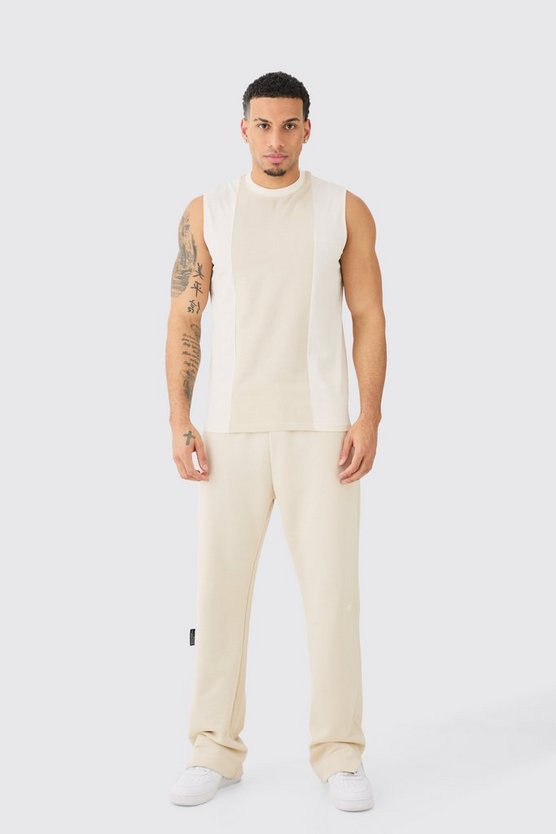 Slim-Fit Colorblock Tanktop