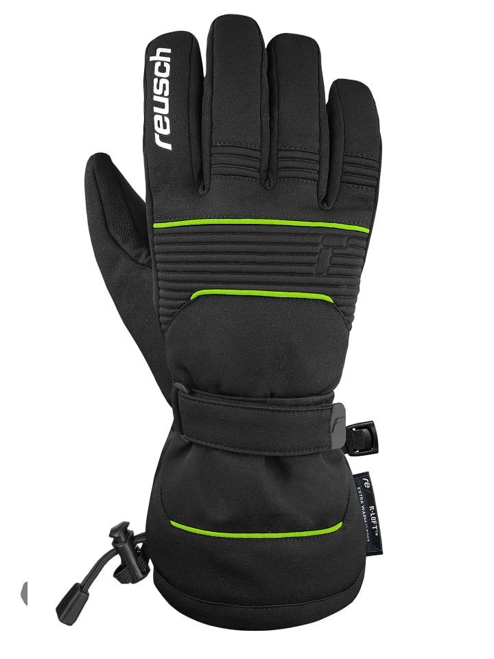 Reusch Fingerhandschuhe Crosby R-TEX® XT in 7716 black / neon green günstig kaufen