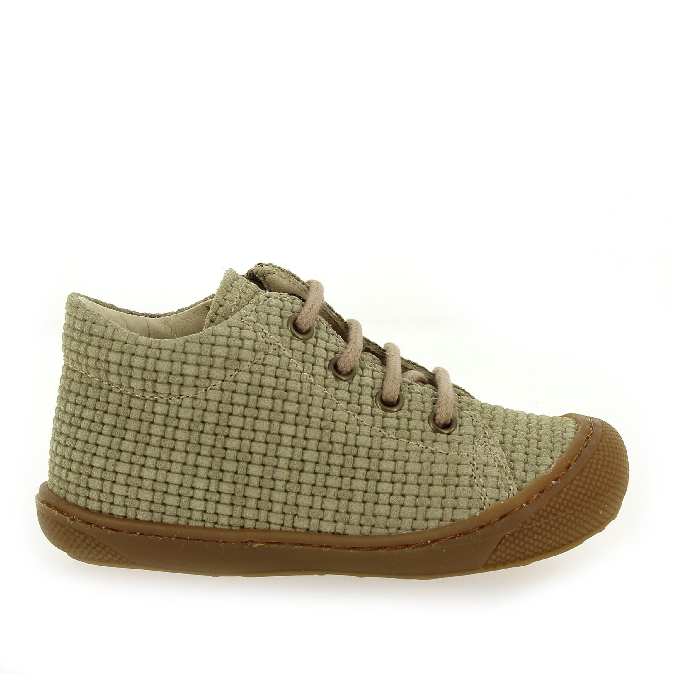 Naturino  COCOON ZIP SUEDE BOY - Kaki Beige