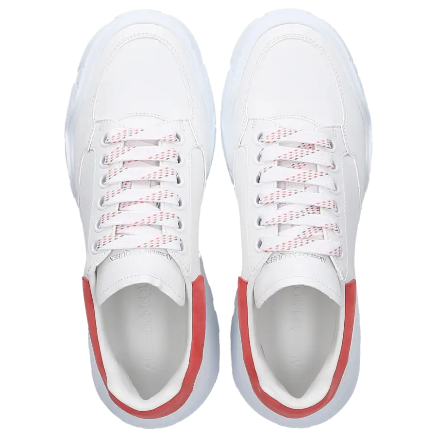 Alexander McQueen - Sneaker low COURT Kalbsleder - rot