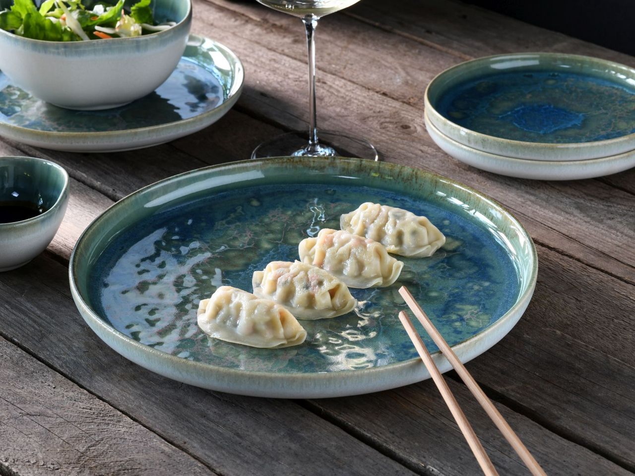 CreaTable Serie Yuki, Speiseteller 4 teilig