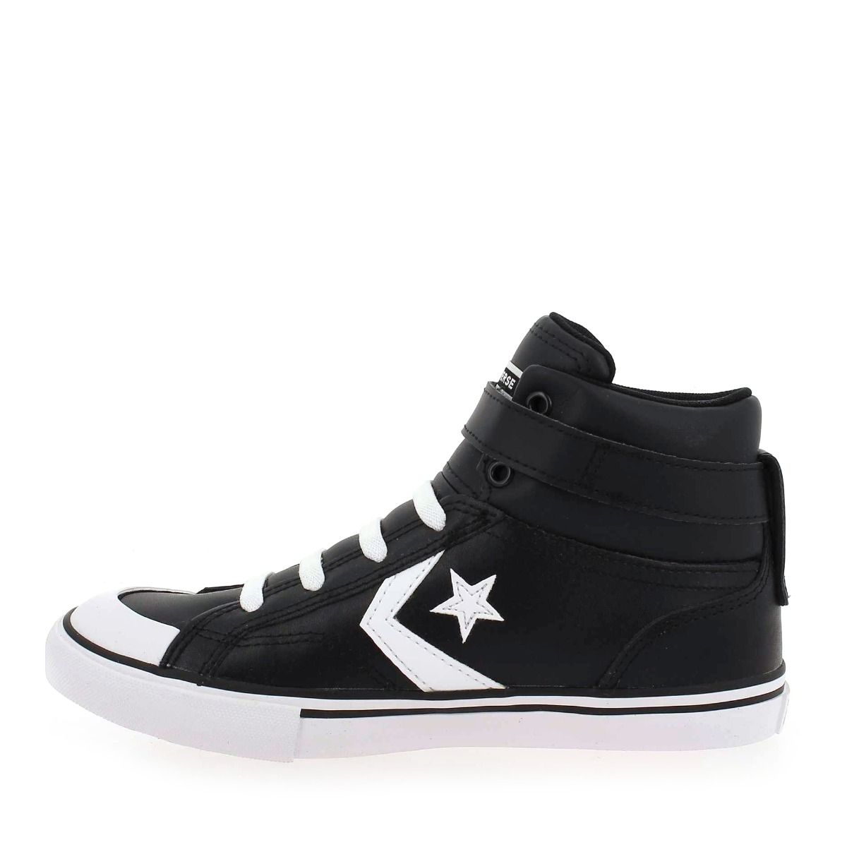 Converse  PRO BLAZE STRAP LEATHER H22 - noir blanc