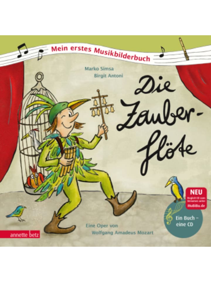 Betz, Wien Buch - Die Zauberflöte (Mein erstes Musikbilderbuch mit CD und zum Streame günstig kaufen onesize