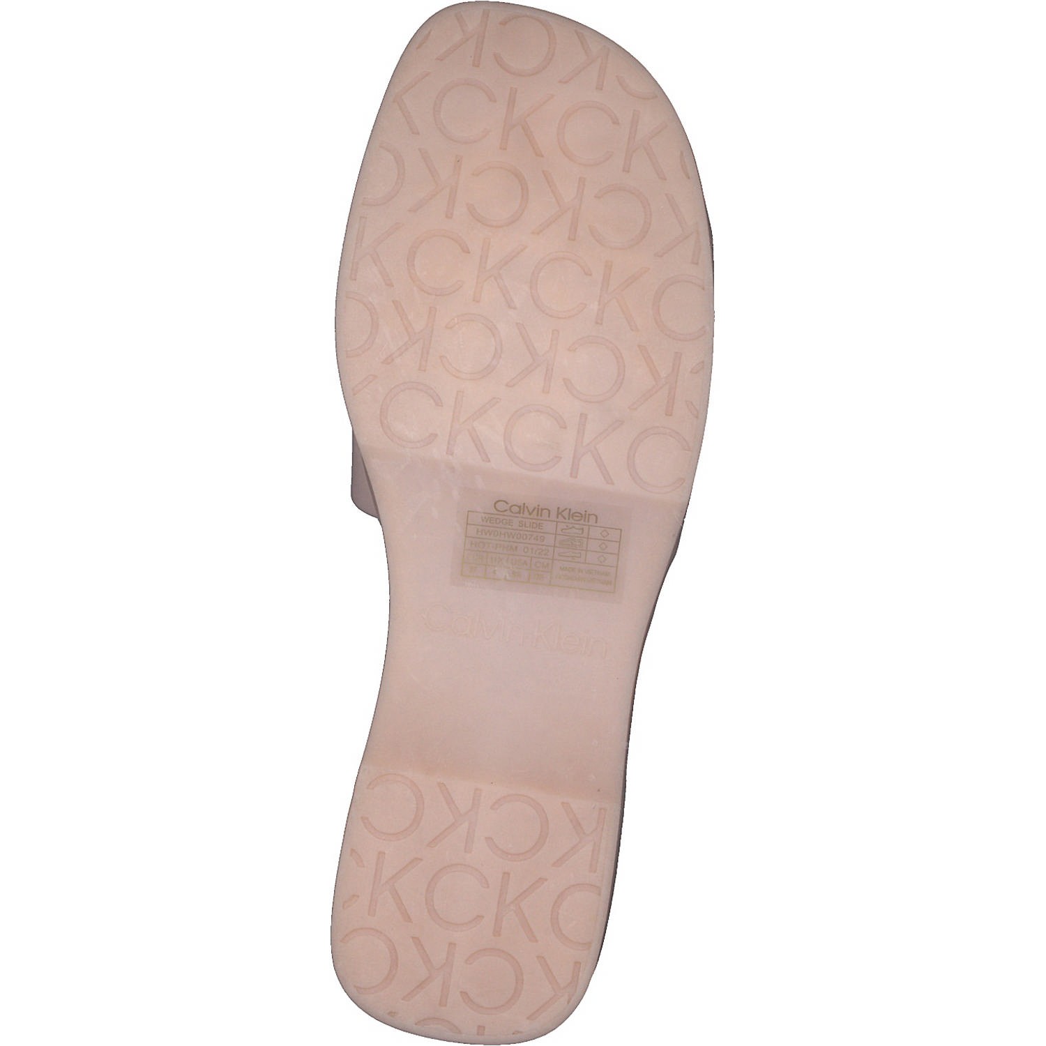 Calvin Klein HW0HW00749, Offene Halbschuhe, Damen, Rosa