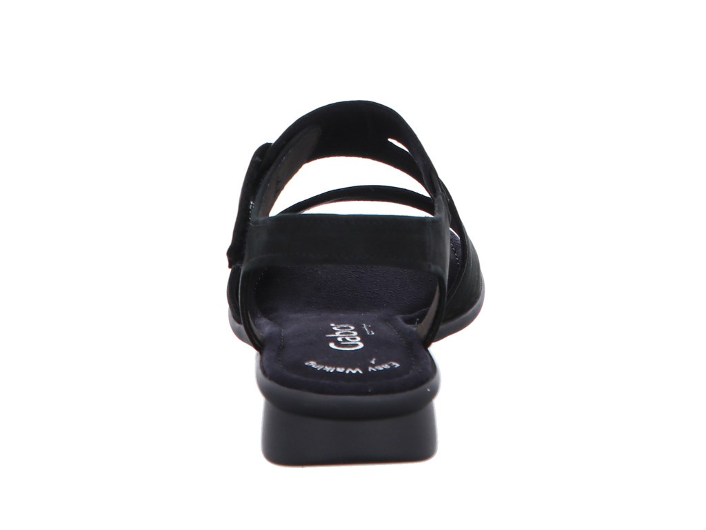 GABOR Komfort Sandalen schwarz Gabor Comfort Riemchensandale 26.063.47