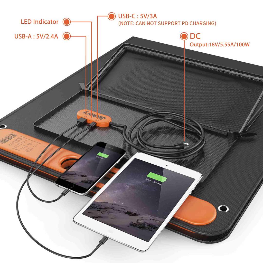 Gerador solar Jackery 500 (Jackery 500 + SolarSaga 100W)