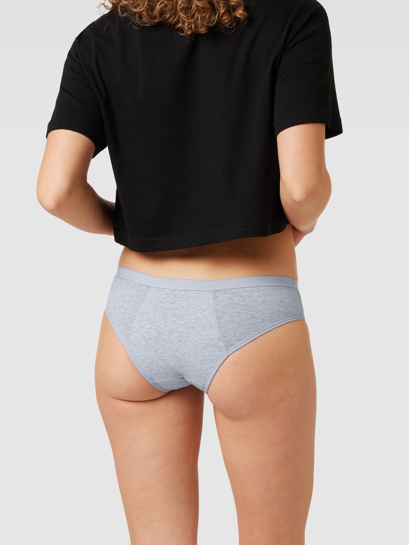 Slip mit elastischerm Bund Modell 'Classic' in mittelgrau