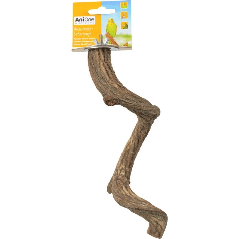 AniOne Käfigzubehör AniOne Naturholz-Sitzstange 25cm