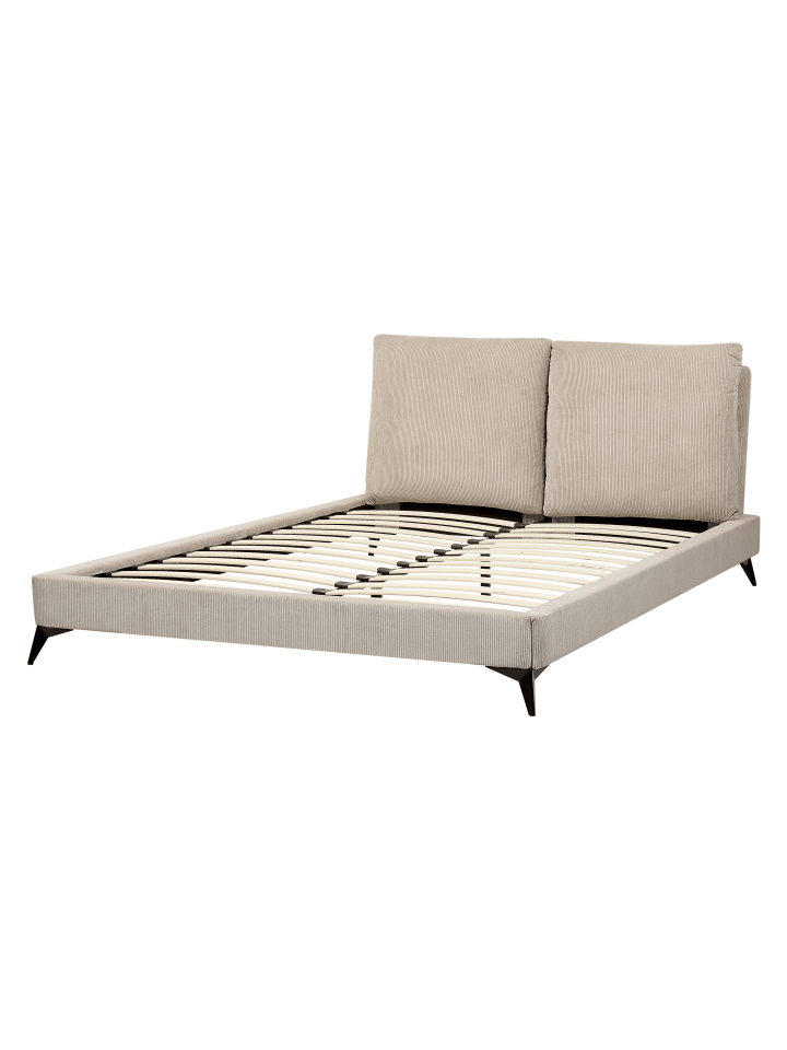 Beliani Doppelbett MELLE in Beige - (W) 175 x (H) 98 x (L) 240 cm günstig kaufen onesize