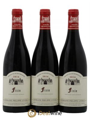 Fixin Tilleuls (Domaine des) - Philippe Livera  2016 - Lot de 3 Bouteilles
