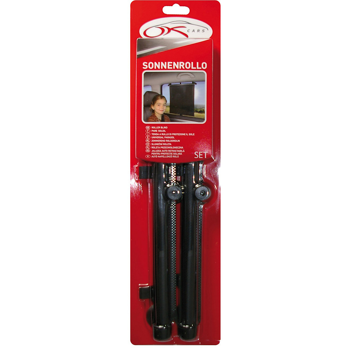 Sonnenrollo, universal, 2er-Pack