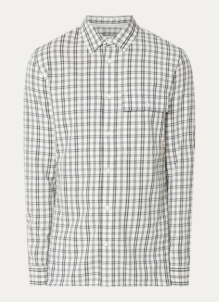 Calvin Klein srajca regular fit s karo vzorcem in žepom na prsih
