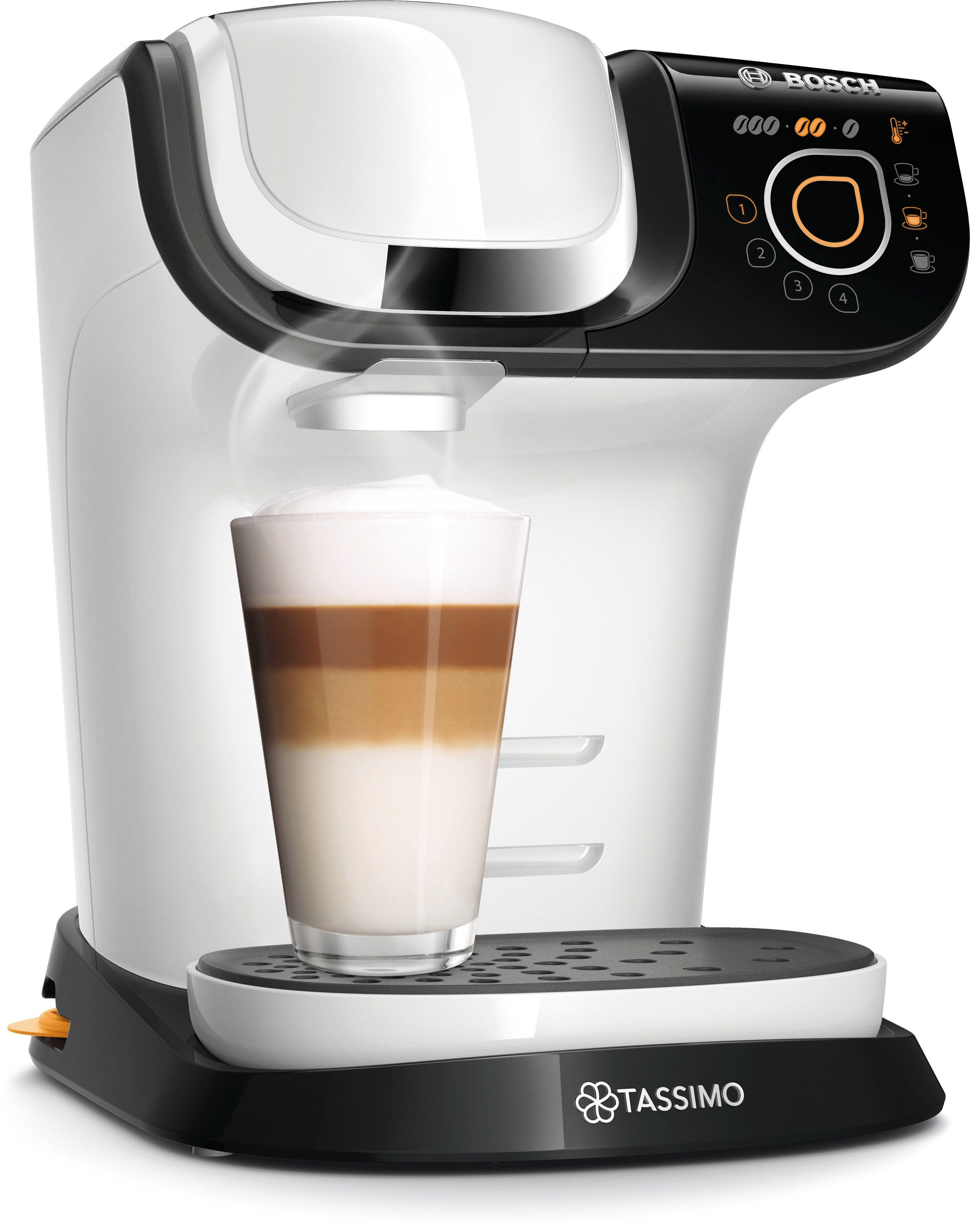 TASSIMO Kapselmaschine MY WAY 2 TAS6504, mit Wasserfilter, Personalisierung, einfache Zubereitung