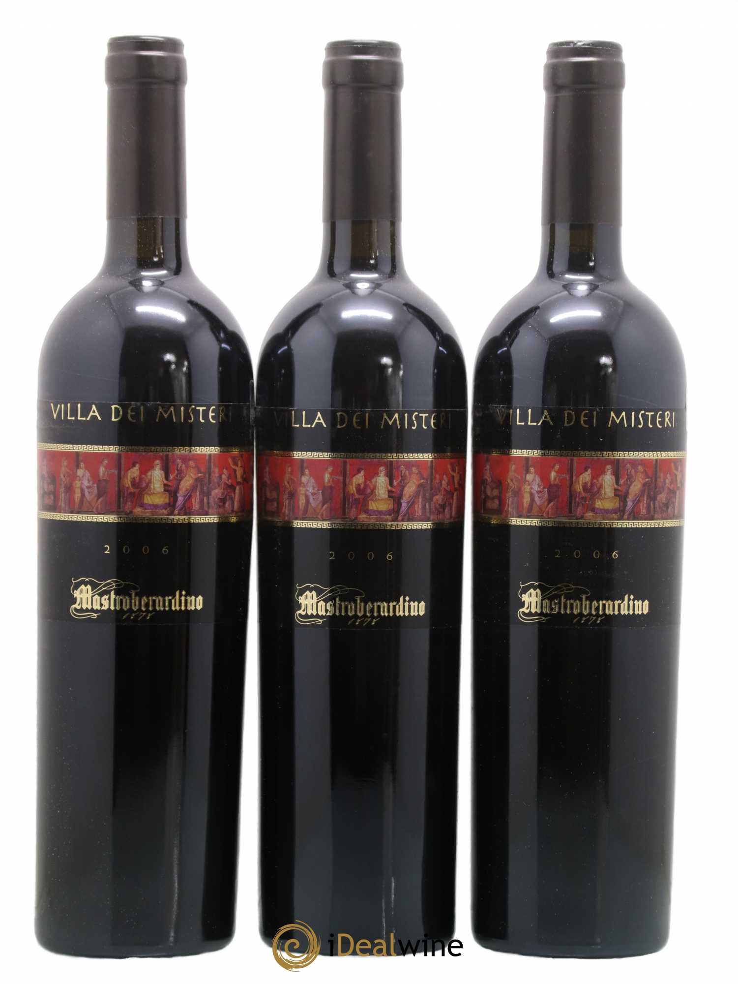 Italie IGT Pompeiano Mastroberardino Villa dei Misteri 2006 - Lot de 6 Bouteilles
