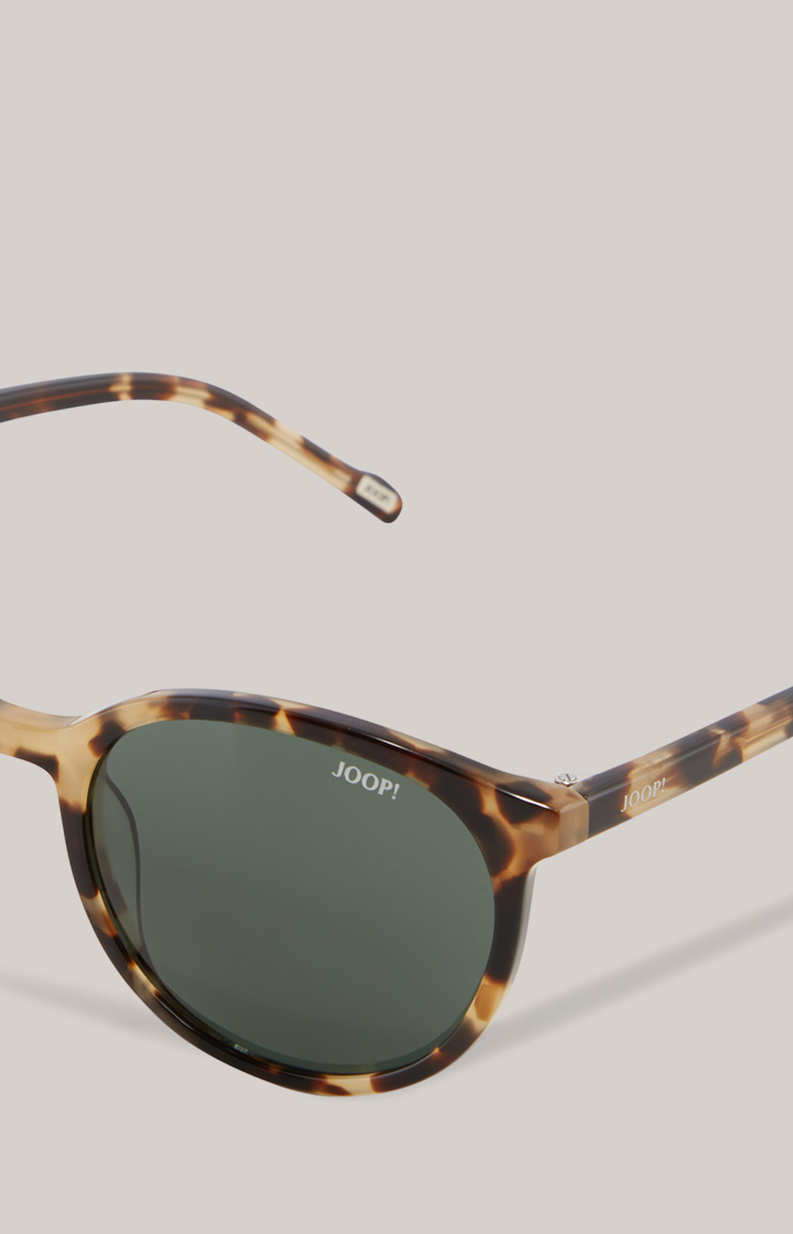 Sonnenbrille in Braun/Grün