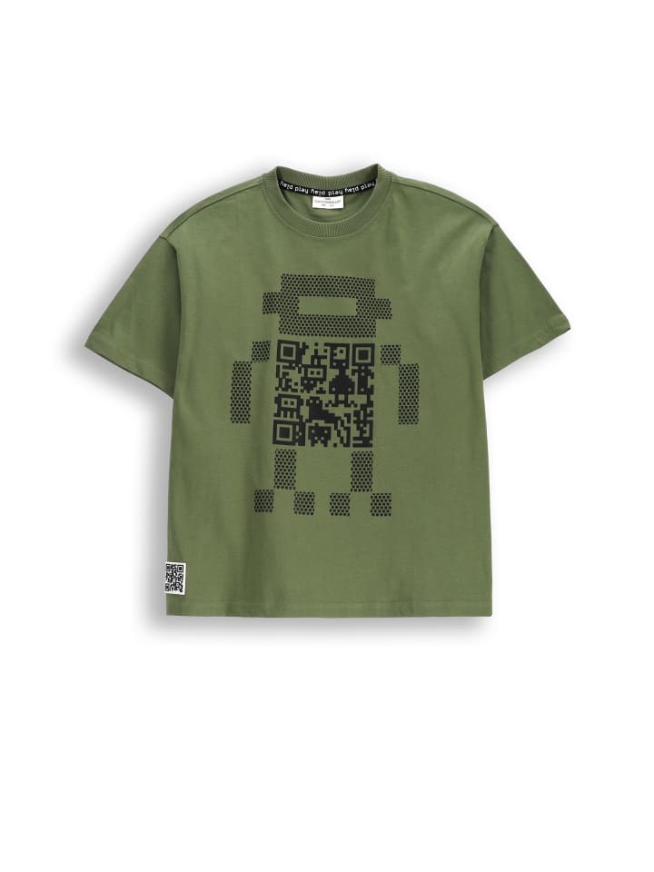 Coccodrillo T-Shirt mit kurzen Ärmeln in khaki günstig kaufen