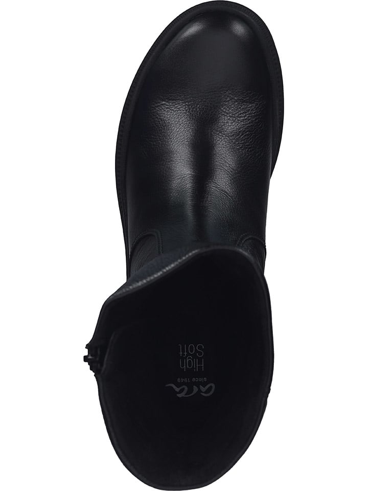 Ara Shoes Leder-Boots in Schwarz günstig kaufen
