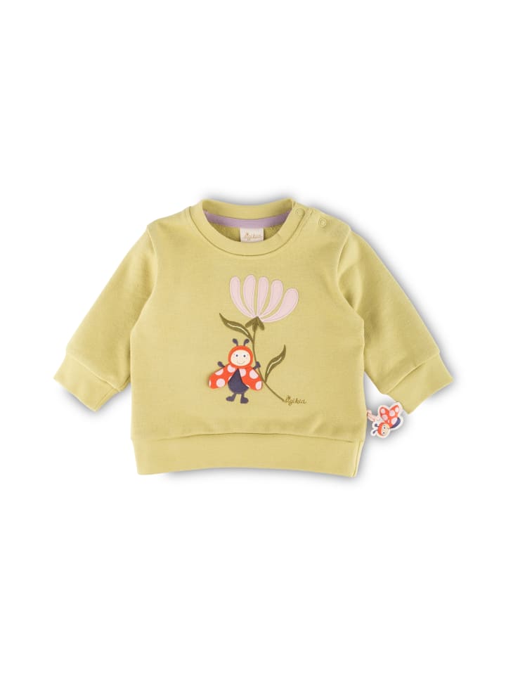 Sigikid Sweatshirt happy ladybug in Grün günstig kaufen